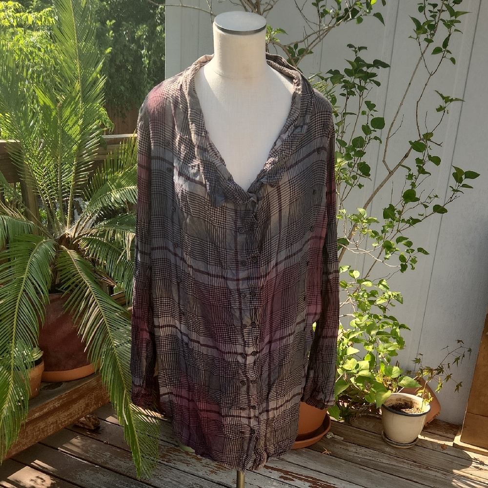 Rundholz Flannel Tunic Size Large